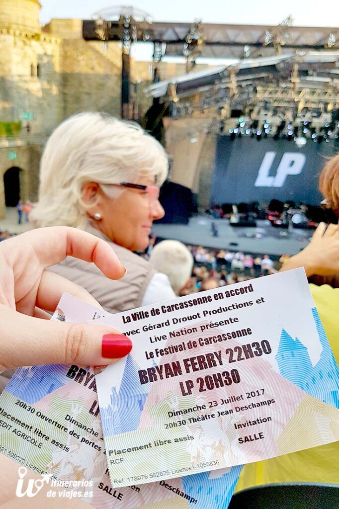 Entradas Concierto LP y Bryan Ferry - Festival de Carcassonne